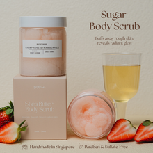 Load image into Gallery viewer, Champagne Strawberries | Sugar Body Scrub