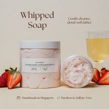 Load image into Gallery viewer, Champagne Strawberries | Whipped Body Soap