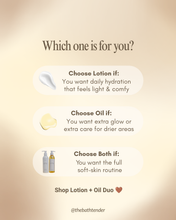 Load image into Gallery viewer, [Preorder] Body Oil &amp; Lotion Bundle  – Hydrate &amp; Nourish
