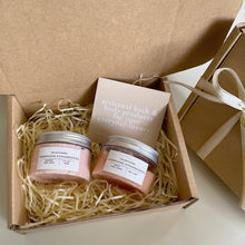 Load image into Gallery viewer, Champagne Strawberries Gift Set | Soap &amp; Scrub Bundle
